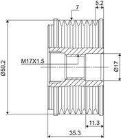 Ελεύθερη περιστροφή γεννήτριας VALEO NEW SPARE PART