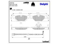 комплект спирачно феродо, дискови спирачки