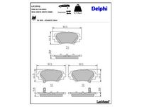 комплект спирачно феродо, дискови спирачки