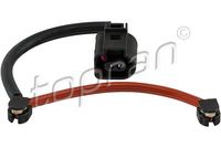 предупредителен контактен сензор, износване на накладките