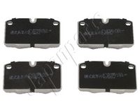 Комплект спирачно феродо, дискови спирачки PA-0406AF JAPANPARTS