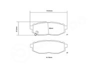 BREMBO High performance remblokkenset 3