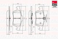 комплект спирачно феродо, дискови спирачки