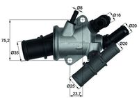 Thumbnail - Thermostaat, koelvloeistof - TI16588 - MAHLE