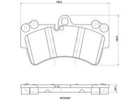 Bremsbelagsatz, Scheibenbremse