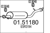 Mittelschalldämpfer