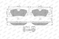 Bremsbelagsatz, Scheibenbremse