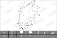 BERAL Remvoeringsset, trommelrem 2