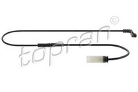 предупредителен контактен сензор, износване на накладките