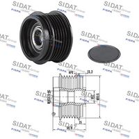 Fulie alternator SIDAT, Cod: 455234