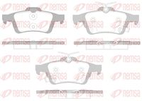 комплект спирачно феродо, дискови спирачки