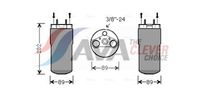 Filtru uscator clima / aer conditionat AVA Clever Choice, Cod: RTD555