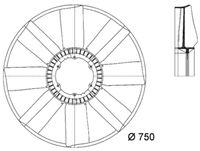 Thumbnail - Koelventilatorwiel - CFW23000P - MAHLE