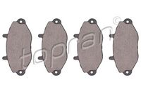 комплект спирачно феродо, дискови спирачки