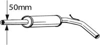 Mittelschalldämpfer