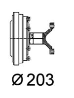 Thumbnail - Koppeling, radiateurventilator - CFC102000P - MAHLE