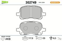 Bremsbelagsatz, Scheibenbremse