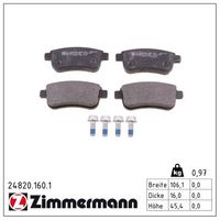 комплект спирачно феродо, дискови спирачки