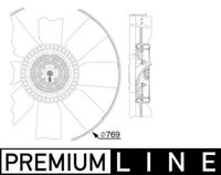 Thumbnail - Koelventilatorwiel - CFF508000P - MAHLE