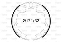 Bremsbackensatz, Feststellbremse