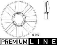 Thumbnail - Koelventilatorwiel - CFW23000P - MAHLE