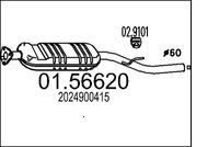 Mittelschalldämpfer
