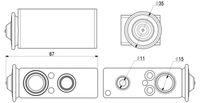 Thumbnail - Expansieventiel, airconditioning - AVE18000P - MAHLE