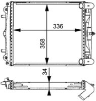 Thumbnail - Radiateur - CR370000S - MAHLE