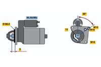 BOSCH Startmotor / Starter 5