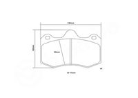 BREMBO High performance remblokkenset 3