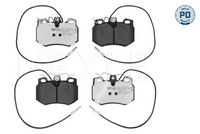 комплект спирачно феродо, дискови спирачки