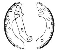 Bremsbackensatz