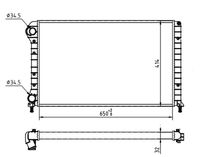 Radiator, engine cooling