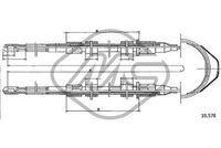 Жило, ръчна спирачка 82475 Metalcaucho