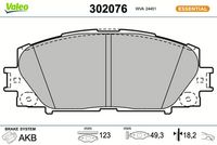Bremsbelagsatz, Scheibenbremse