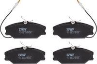 комплект спирачно феродо, дискови спирачки