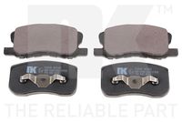 Bremsbelagsatz, Scheibenbremse