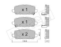 Bremsbelagsatz, Scheibenbremse