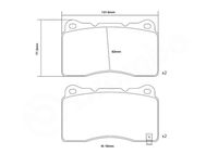 BREMBO High performance remblokkenset 3