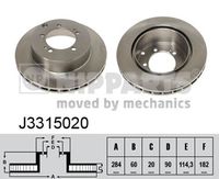 Disc frana NIPPARTS, Cod: J3315020