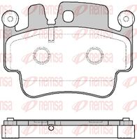 комплект спирачно феродо, дискови спирачки