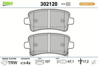Bremsbelagsatz, Scheibenbremse