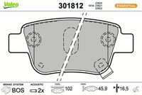 Bremsbelagsatz, Scheibenbremse