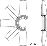 Thumbnail - Koelventilatorwiel - CFW12000P - MAHLE