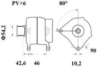 Thumbnail - Dynamo / alternator - MG1065 - MAHLE
