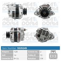 Generator / Alternator MEAT & DORIA, Cod: 5535245