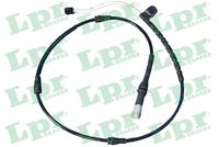 предупредителен контактен сензор, износване на накладките