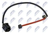 предупредителен контактен сензор, износване на накладките