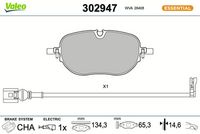 Bremsbelagsatz, Scheibenbremse
