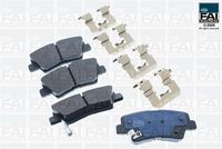 комплект спирачно феродо, дискови спирачки